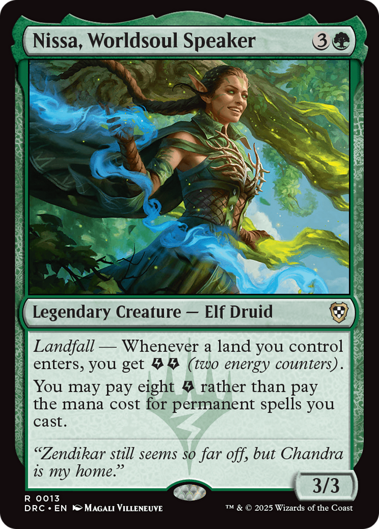 Nissa, Worldsoul Speaker [Aetherdrift Commander] | PLUS EV GAMES 