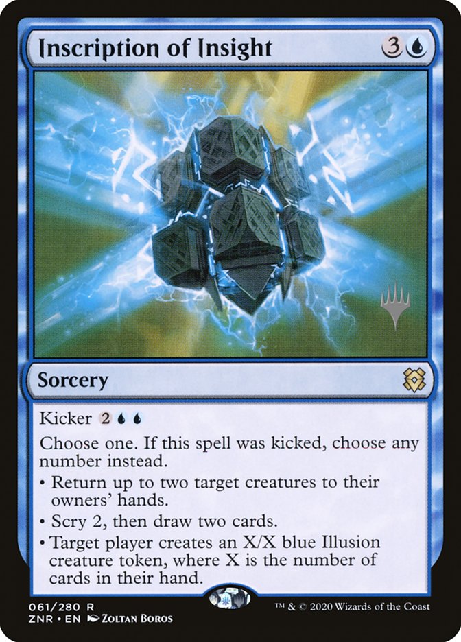 Inscription of Insight (Promo Pack) [Zendikar Rising Promos] | PLUS EV GAMES 