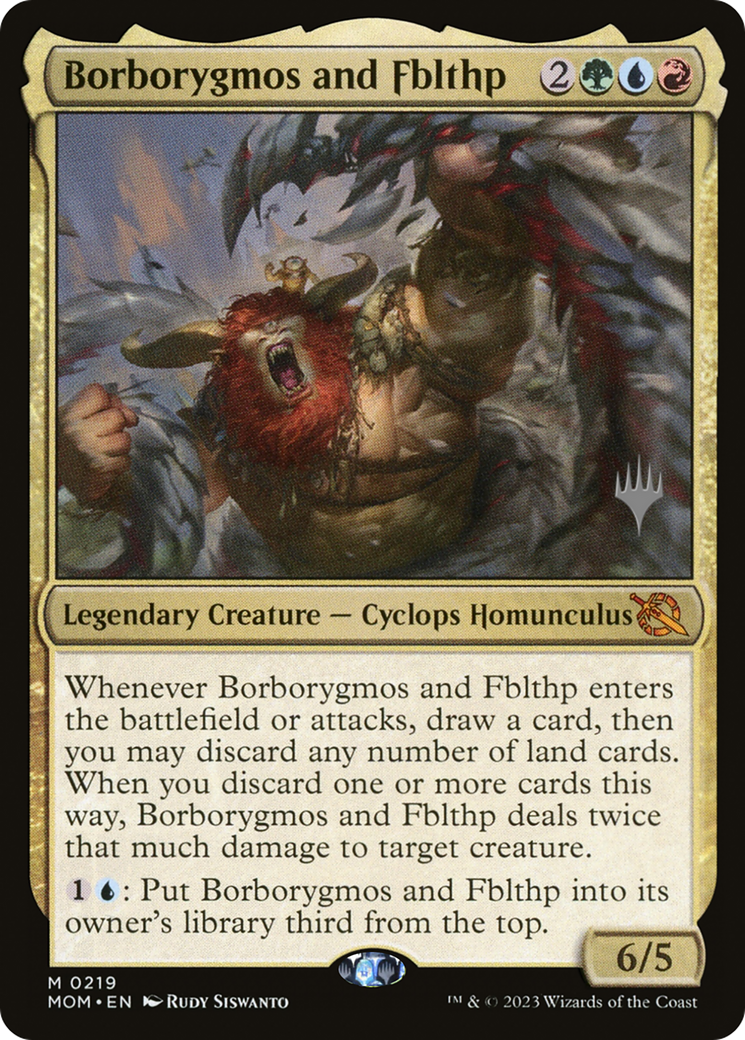 Borborygmos and Fblthp (Promo Pack) [March of the Machine Promos] | PLUS EV GAMES 