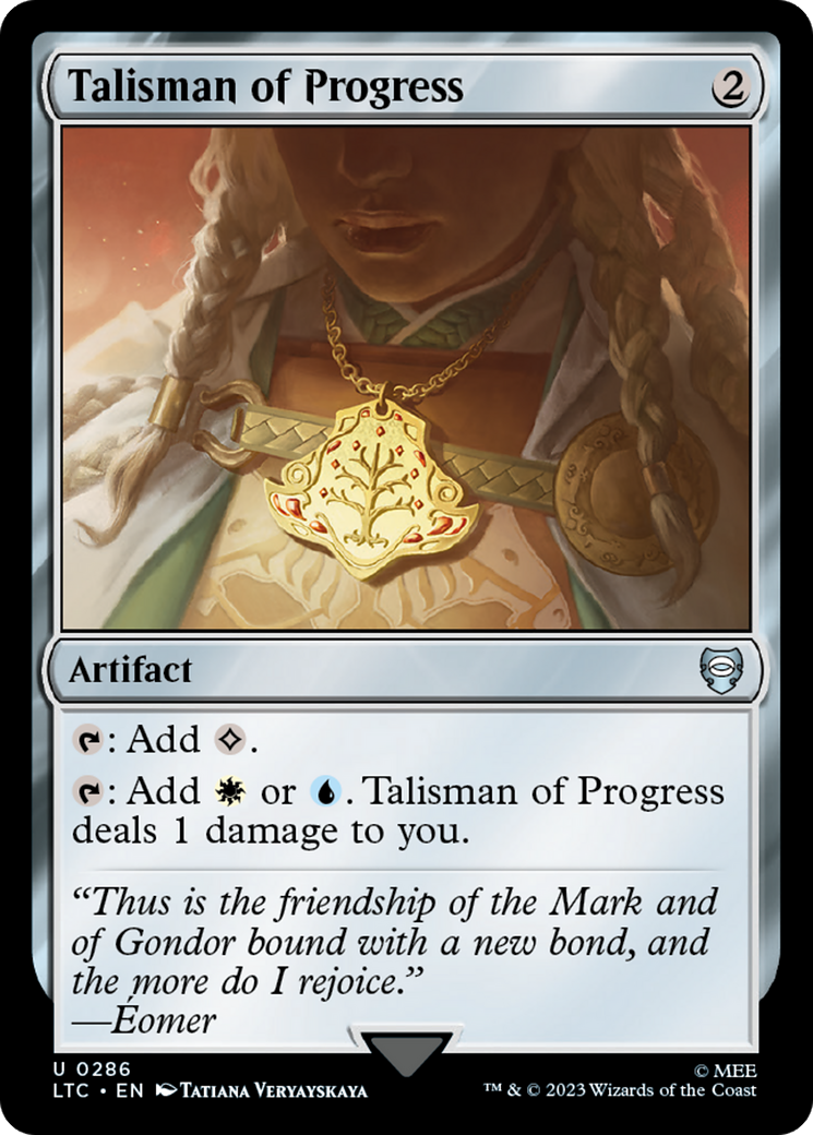 Talisman of Progress [The Lord of the Rings: Tales of Middle-Earth Commander] | PLUS EV GAMES 