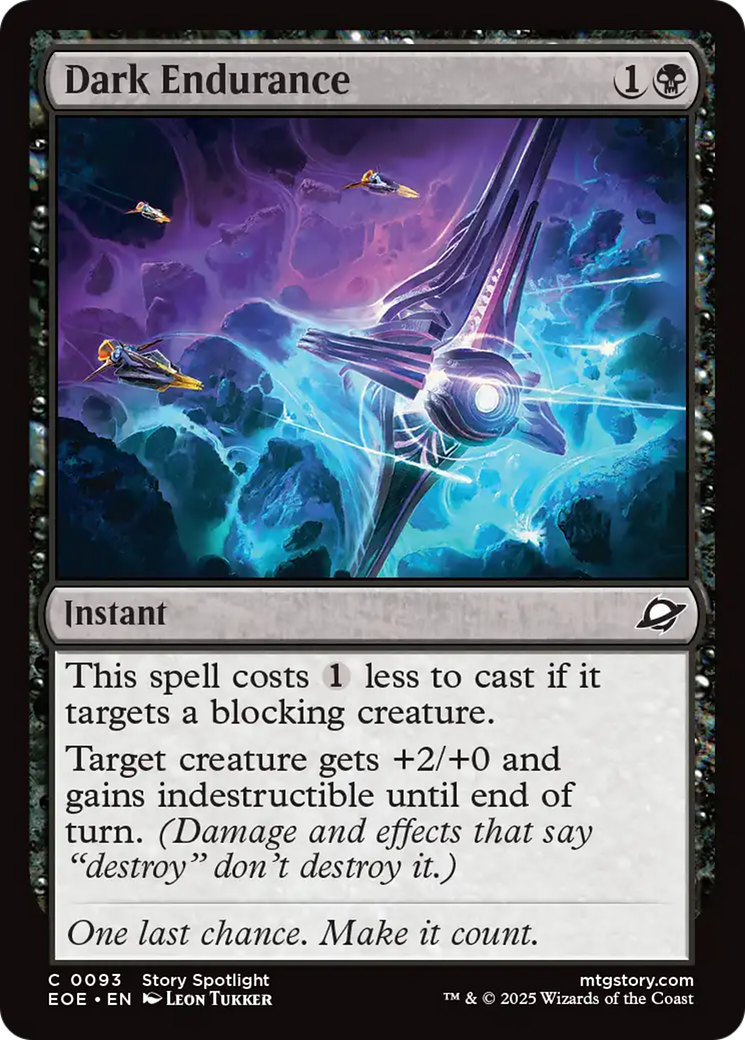 Dark Endurance [Edge of Eternities] | PLUS EV GAMES 