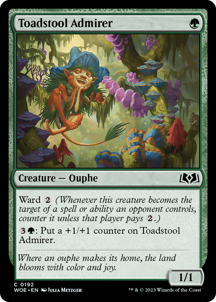 Toadstool Admirer [Wilds of Eldraine] | PLUS EV GAMES 