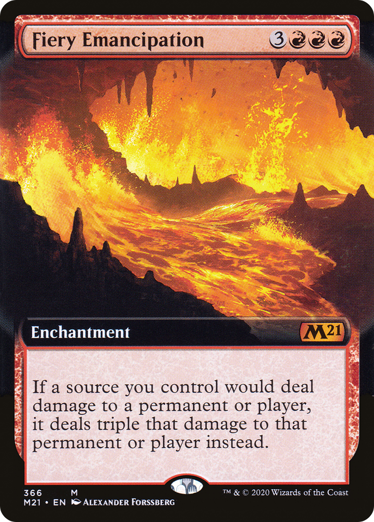 Fiery Emancipation (Extended) [Core Set 2021]