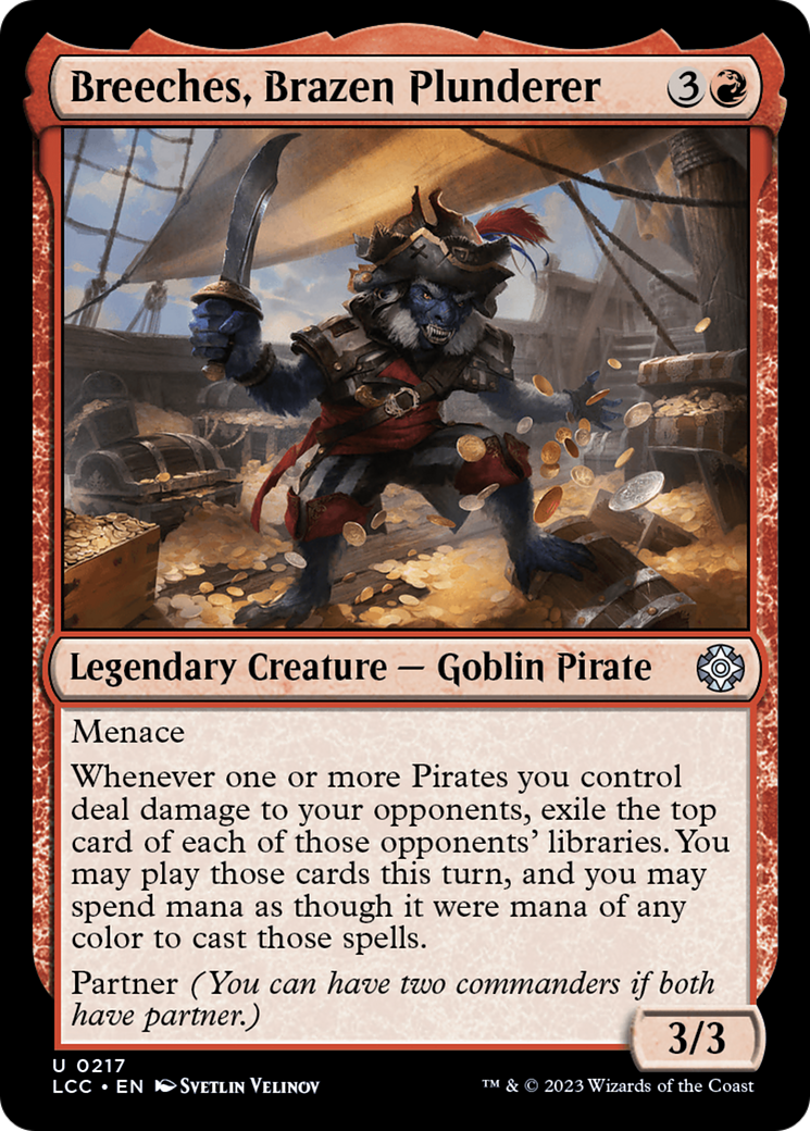 Breeches, Brazen Plunderer [The Lost Caverns of Ixalan Commander] | PLUS EV GAMES 