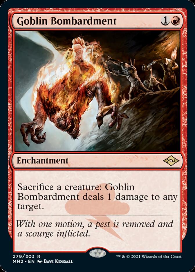 Goblin Bombardment (Foil Etched) [Modern Horizons 2] | PLUS EV GAMES 