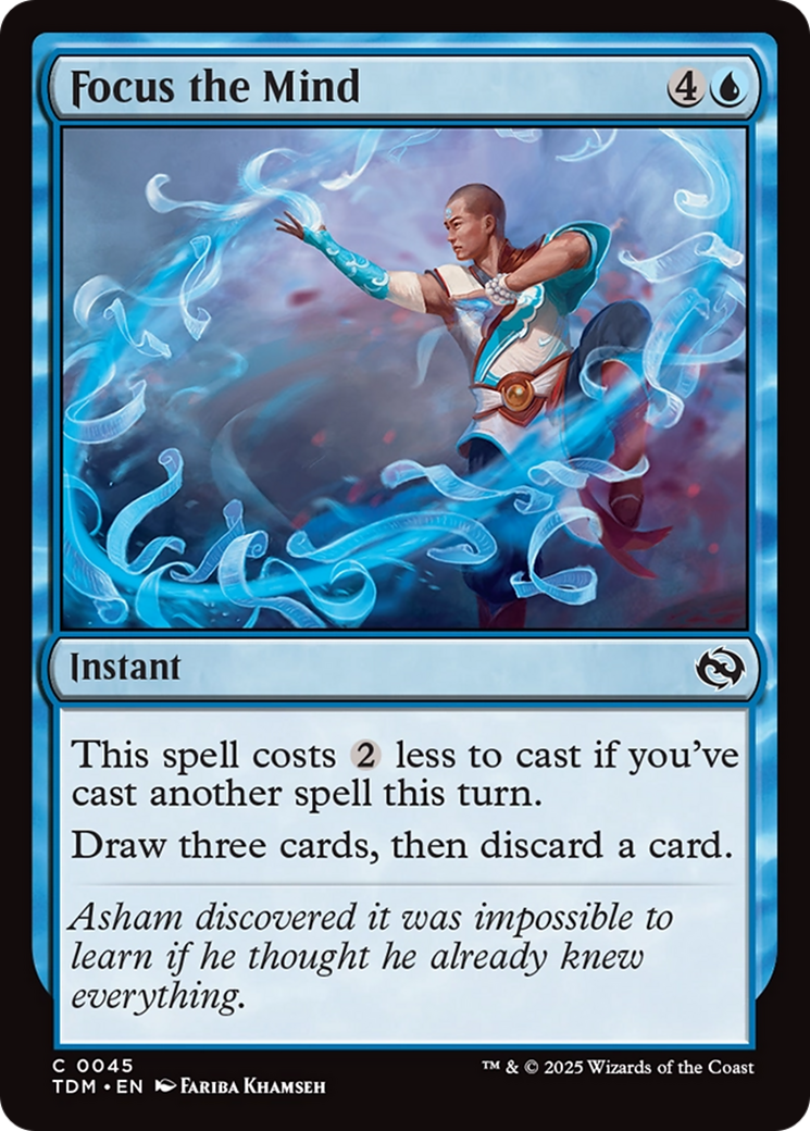 Focus the Mind [Tarkir: Dragonstorm] | PLUS EV GAMES 