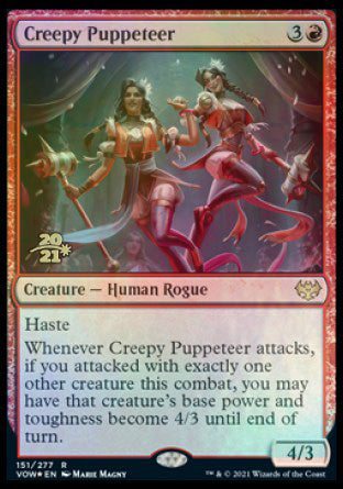 Creepy Puppeteer [Innistrad: Crimson Vow Prerelease Promos] | PLUS EV GAMES 