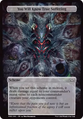 You Will Know True Suffering (Full Art) [Duskmourn: Archenemy] | PLUS EV GAMES 