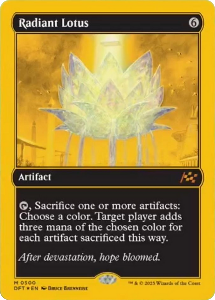 Radiant Lotus (First-Place Foil) [Aetherdrift] | PLUS EV GAMES 