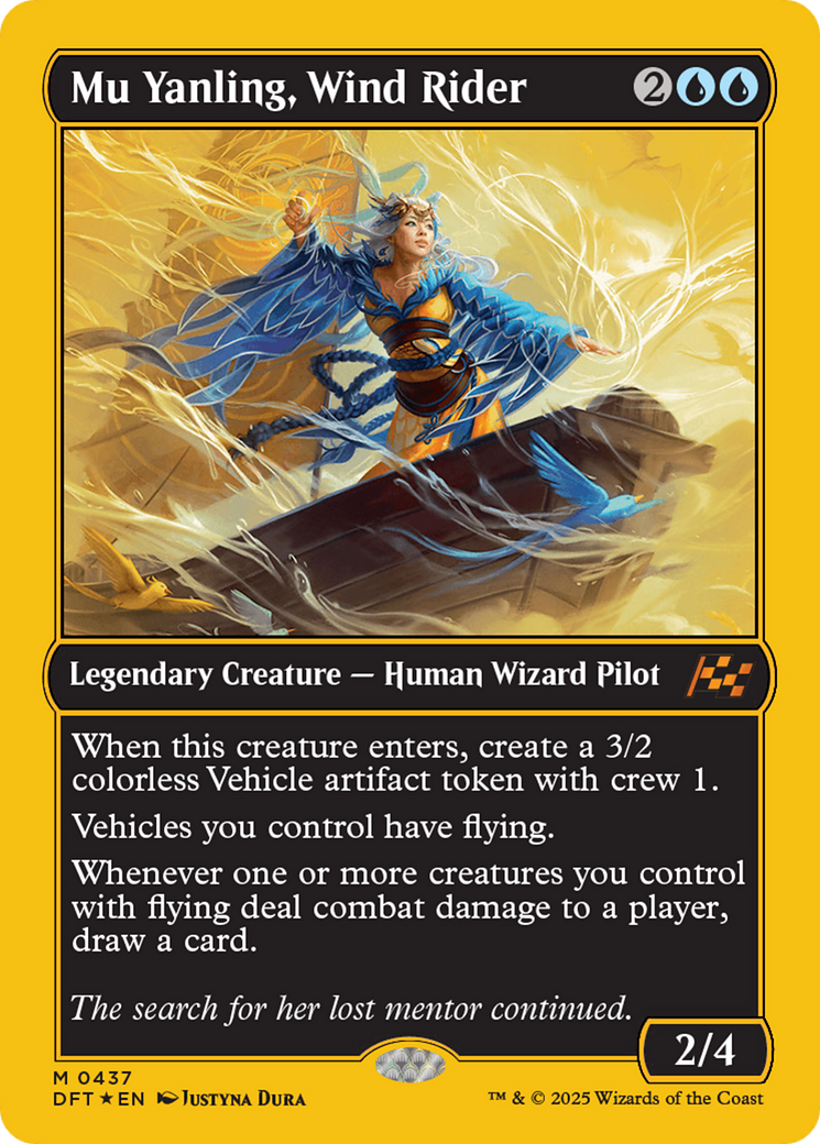 Mu Yanling, Wind Rider (First-Place Foil) [Aetherdrift] | PLUS EV GAMES 