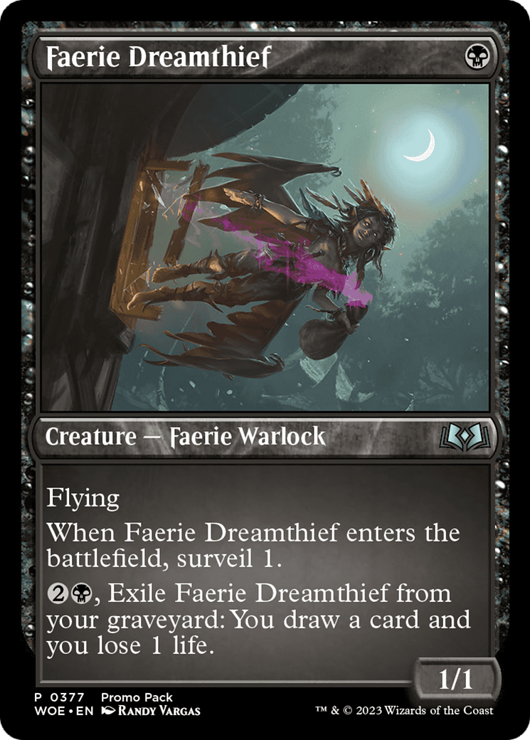 Faerie Dreamthief (Promo Pack) [Wilds of Eldraine Promos] | PLUS EV GAMES 
