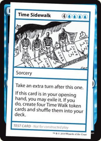 Time Sidewalk (2021 Edition) [Mystery Booster Playtest Cards] | PLUS EV GAMES 