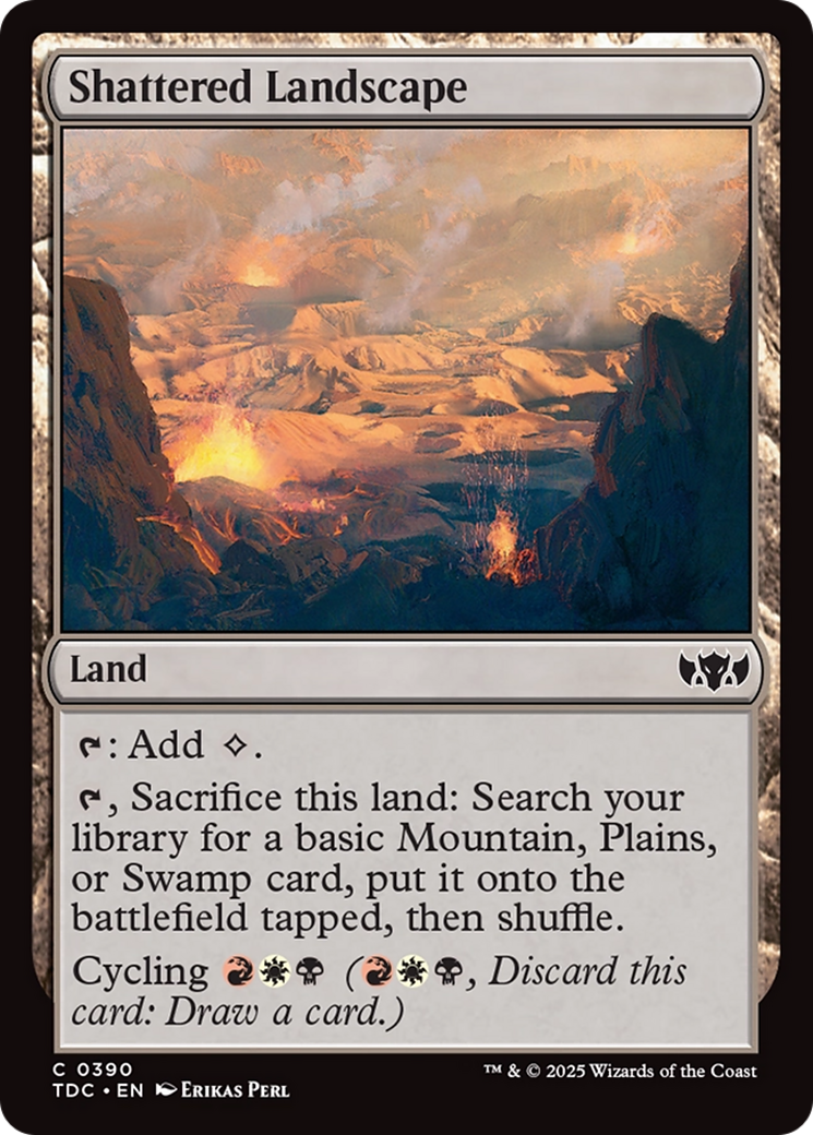 Shattered Landscape [Tarkir: Dragonstorm Commander] | PLUS EV GAMES 