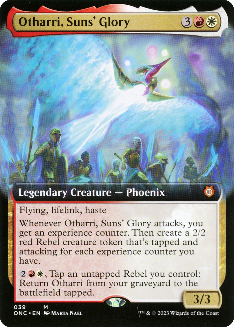 Otharri, Suns' Glory (Extended Art) [Phyrexia: All Will Be One Commander] | PLUS EV GAMES 