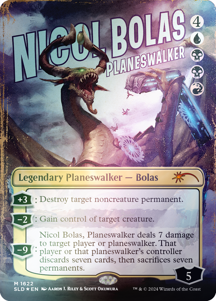 Nicol Bolas, Planeswalker (Rainbow Foil) [Secret Lair Drop Series] | PLUS EV GAMES 