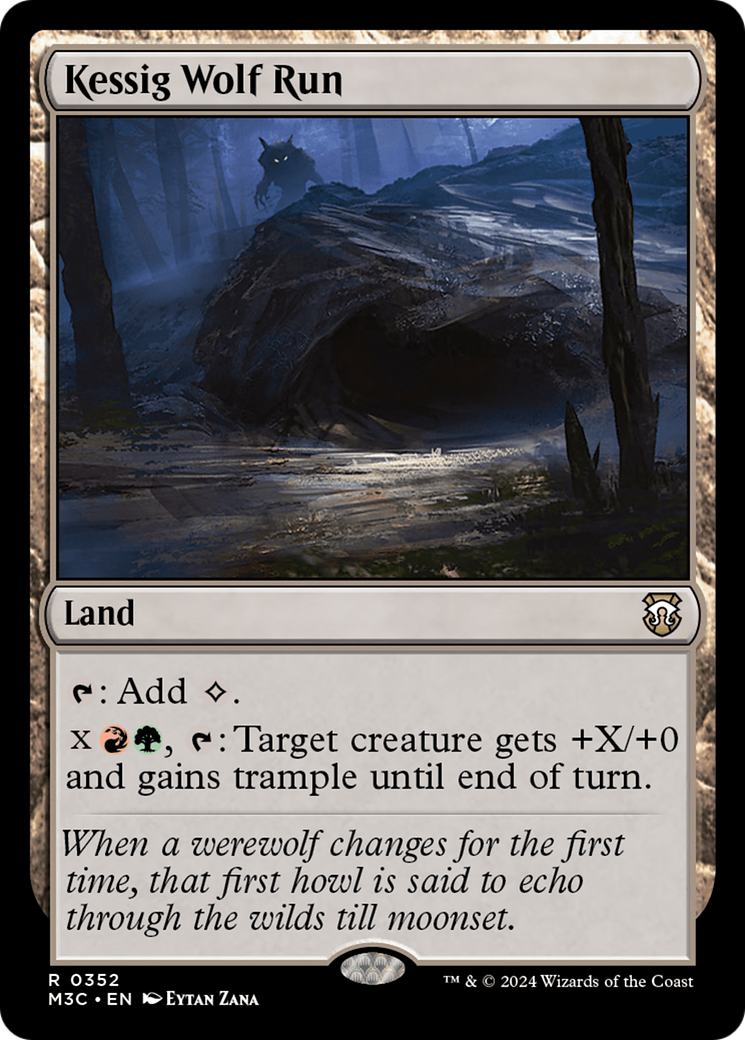 Kessig Wolf Run (Ripple Foil) [Modern Horizons 3 Commander] | PLUS EV GAMES 