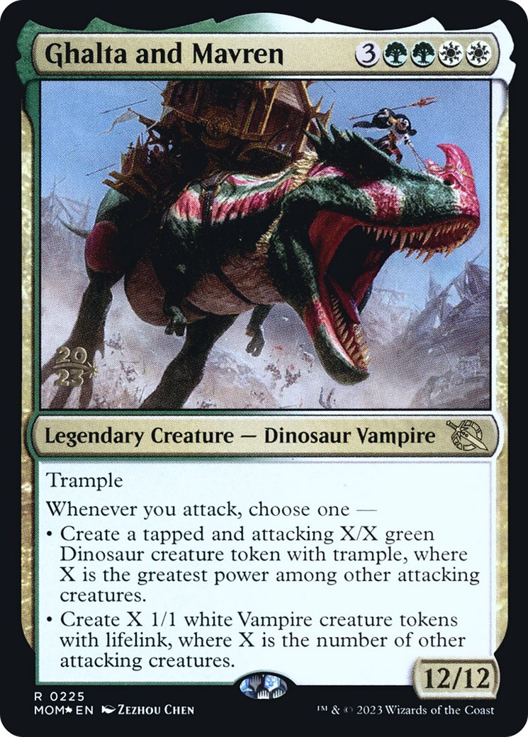 Ghalta and Mavren [March of the Machine Prerelease Promos] | PLUS EV GAMES 