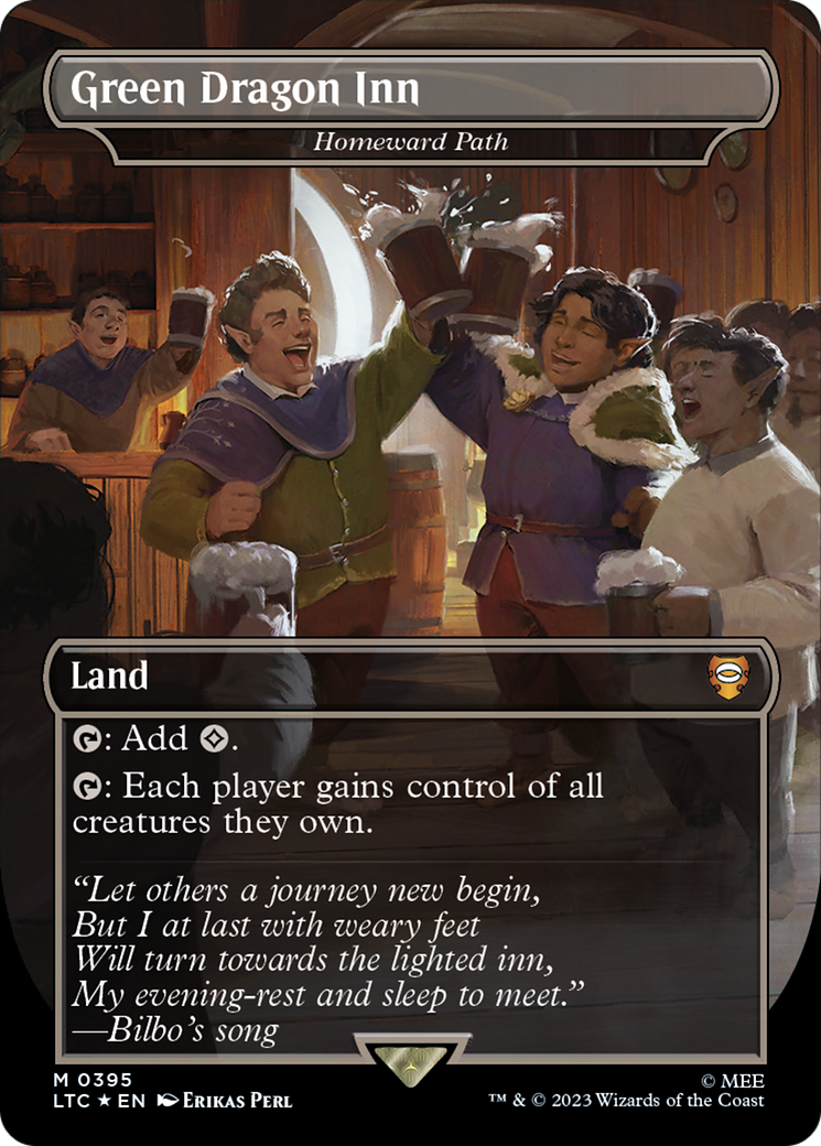 Green Dragon Inn - Homeward Path (Surge Foil Realms and Relics) [The Lord of the Rings: Tales of Middle-Earth Commander] | PLUS EV GAMES 
