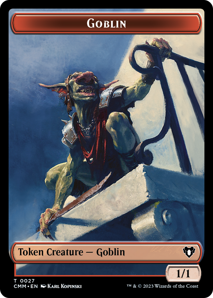 Goblin Token [Commander Masters Tokens] | PLUS EV GAMES 