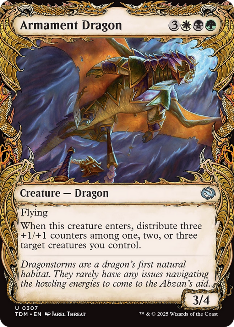 Armament Dragon (Showcase) [Tarkir: Dragonstorm] | PLUS EV GAMES 