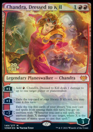 Chandra, Dressed to Kill [Innistrad: Crimson Vow Prerelease Promos] | PLUS EV GAMES 