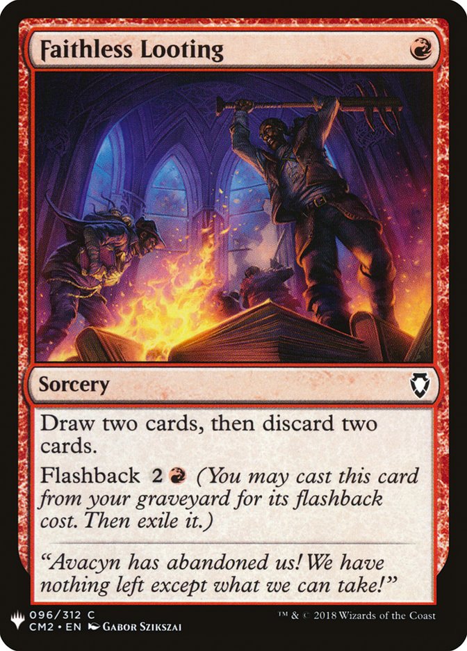 Faithless Looting [Mystery Booster] | PLUS EV GAMES 