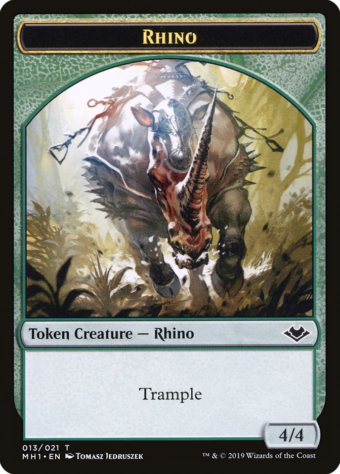 Rhino Token [Modern Horizons Tokens] | PLUS EV GAMES 