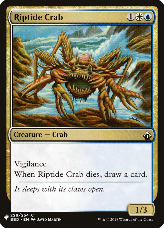 Riptide Crab [Mystery Booster] | PLUS EV GAMES 