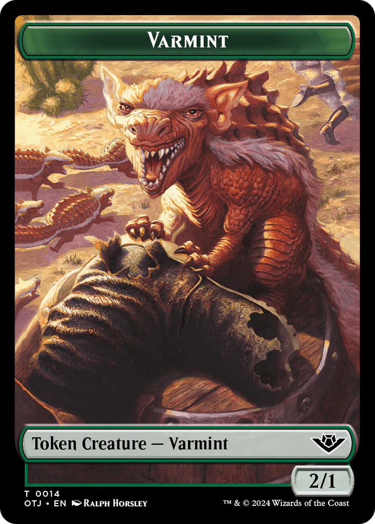 Varmint Token [Outlaws of Thunder Junction Tokens] | PLUS EV GAMES 