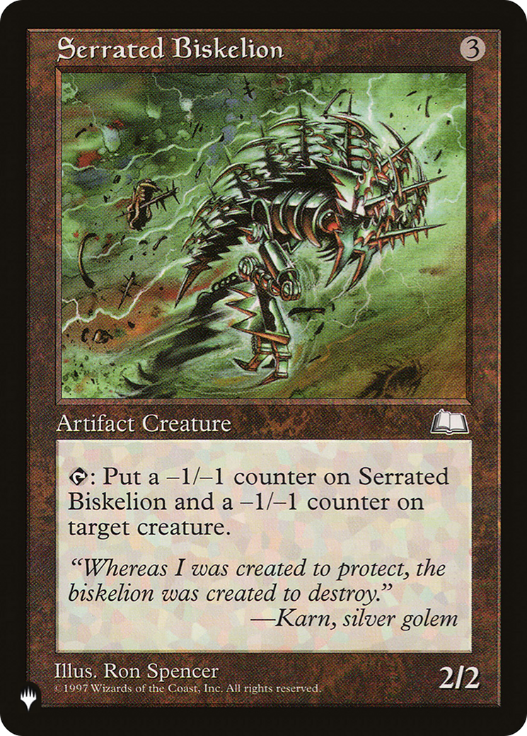 Serrated Biskelion [The List Reprints] | PLUS EV GAMES 