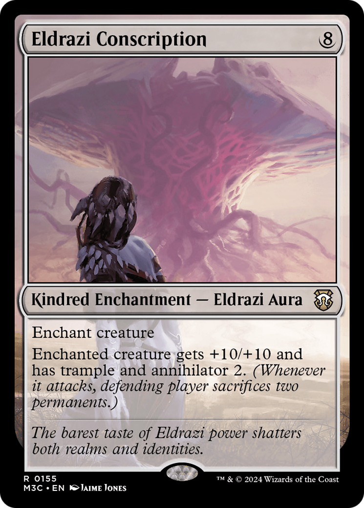 Eldrazi Conscription (Ripple Foil) [Modern Horizons 3 Commander] | PLUS EV GAMES 