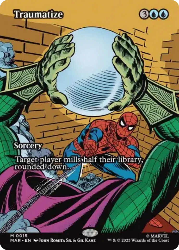 Traumatize (Borderless) [Marvel's Spider-Man: Eternal-Legal] | PLUS EV GAMES 
