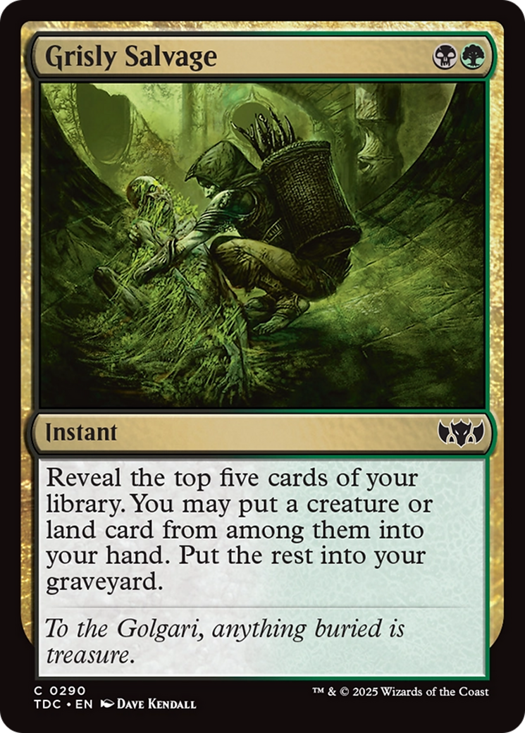 Grisly Salvage [Tarkir: Dragonstorm Commander] | PLUS EV GAMES 