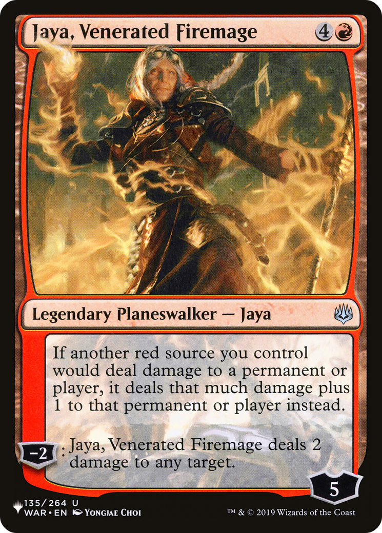 Jaya, Venerated Firemage [The List Reprints] | PLUS EV GAMES 