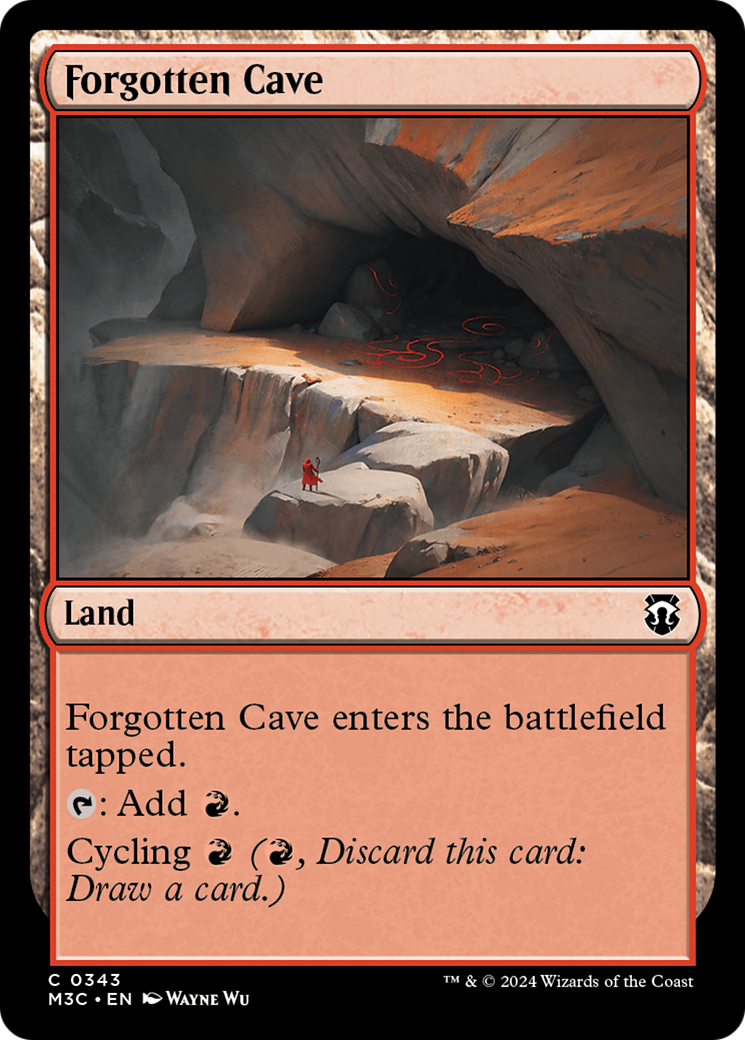 Forgotten Cave (Ripple Foil) [Modern Horizons 3 Commander] | PLUS EV GAMES 