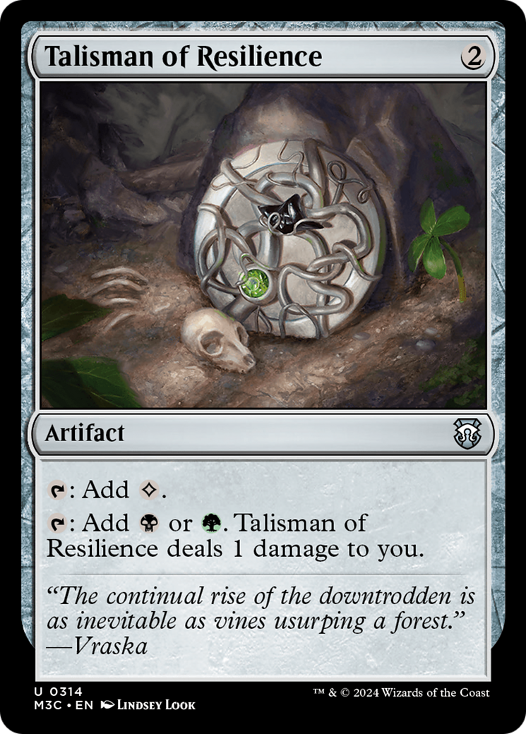 Talisman of Resilience (Ripple Foil) [Modern Horizons 3 Commander] | PLUS EV GAMES 