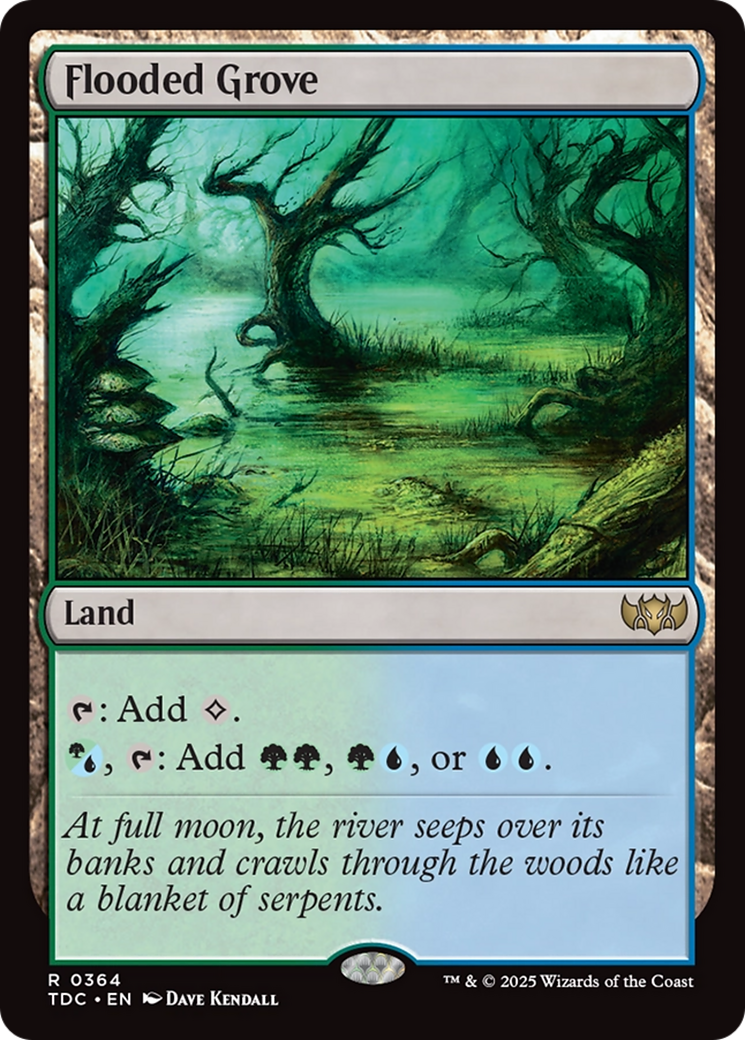 Flooded Grove [Tarkir: Dragonstorm Commander] | PLUS EV GAMES 