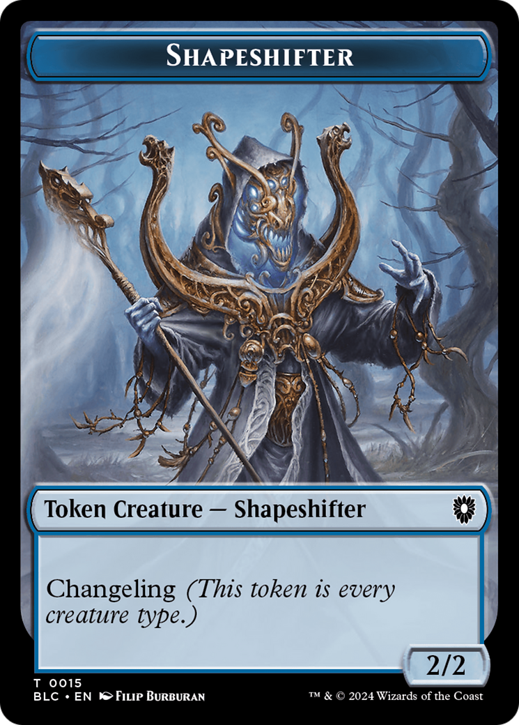 Pest // Shapeshifter Double-Sided Token [Bloomburrow Commander Tokens] | PLUS EV GAMES 