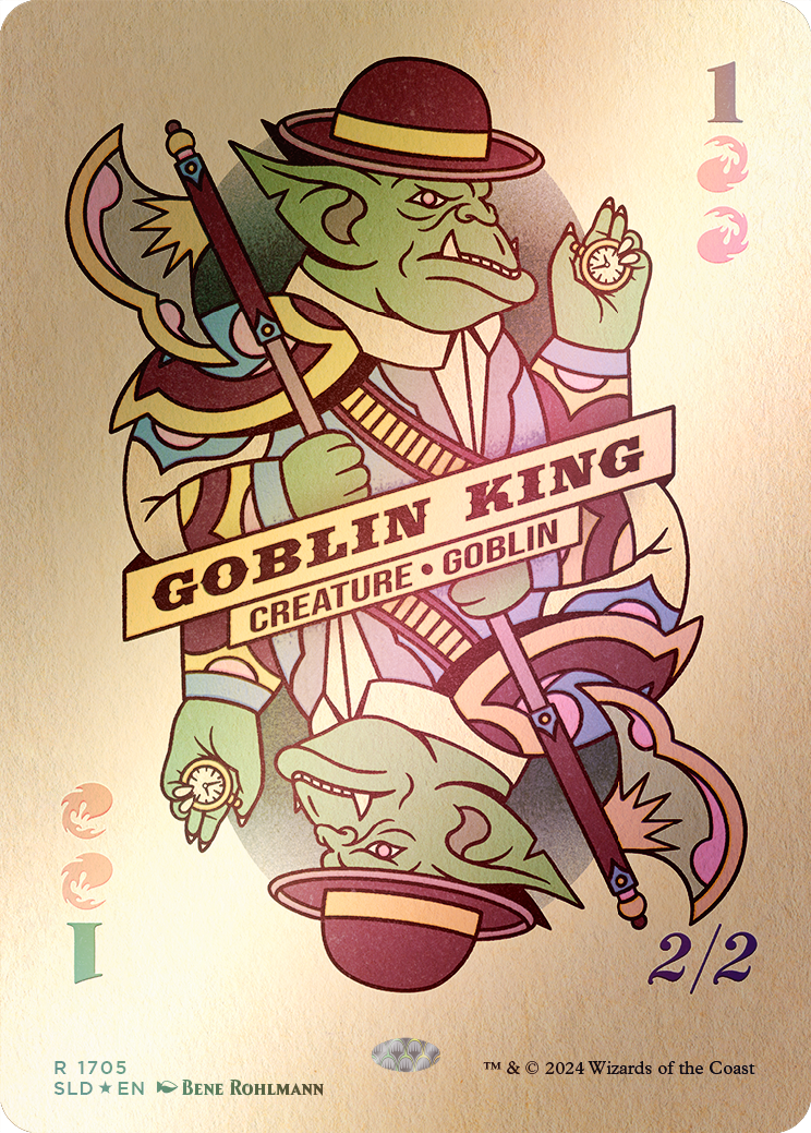 Goblin King (1705) (Rainbow Foil) [Secret Lair Drop Series] | PLUS EV GAMES 