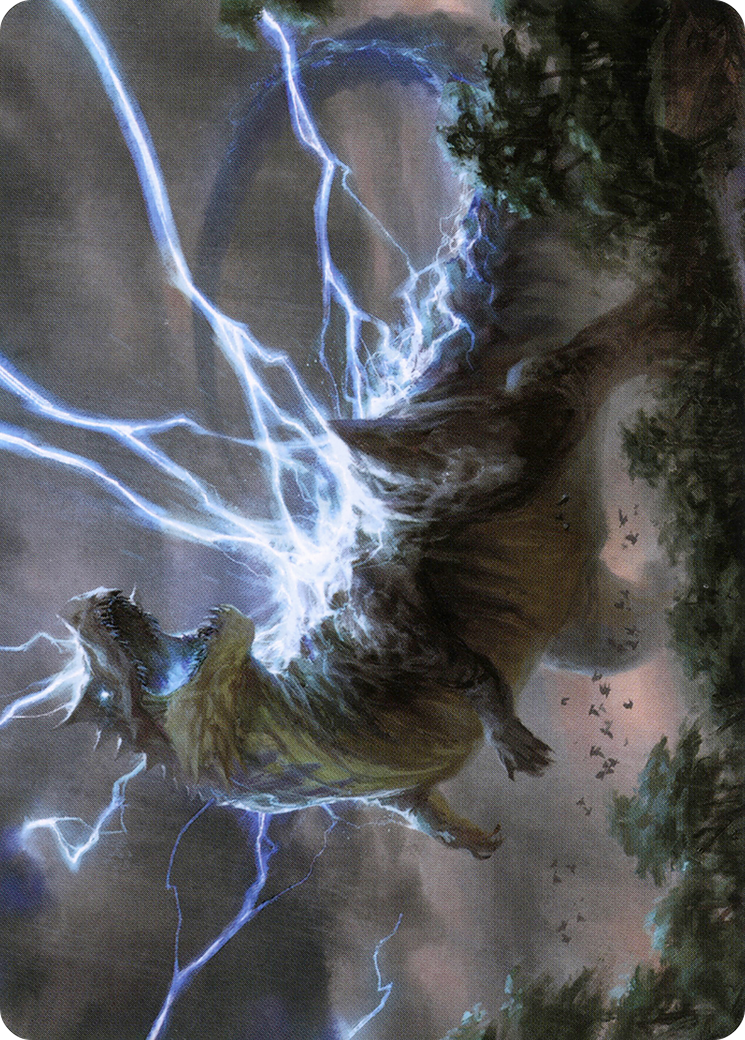 Thrasta, Tempest's Roar Art Card (41) [Modern Horizons 2 Art Series] | PLUS EV GAMES 