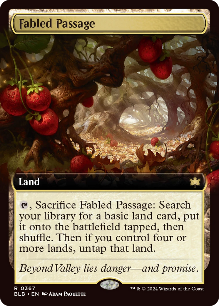 Fabled Passage (Extended Art) [Bloomburrow] | PLUS EV GAMES 