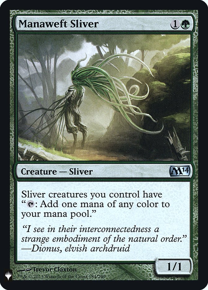 Manaweft Sliver [Mystery Booster] | PLUS EV GAMES 