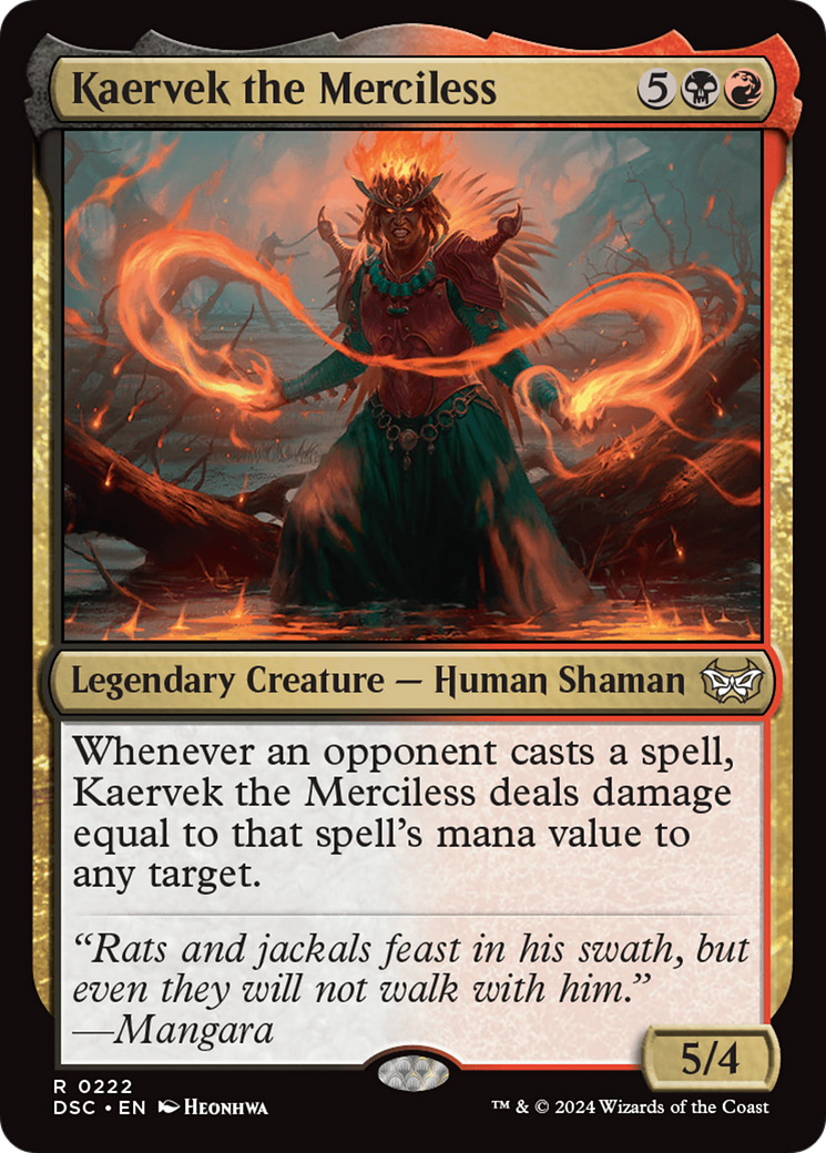 Kaervek the Merciless [Duskmourn: House of Horror Commander] | PLUS EV GAMES 