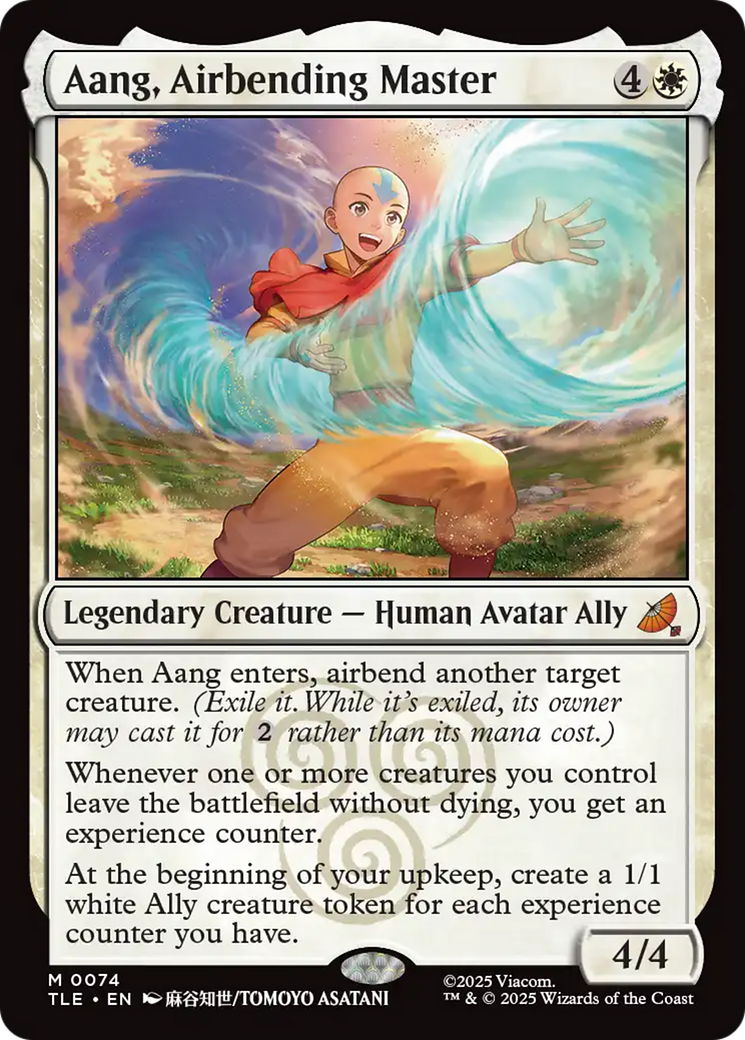 Aang, Airbending Master [Avatar: The Last Airbender: Eternal-Legal] | PLUS EV GAMES 