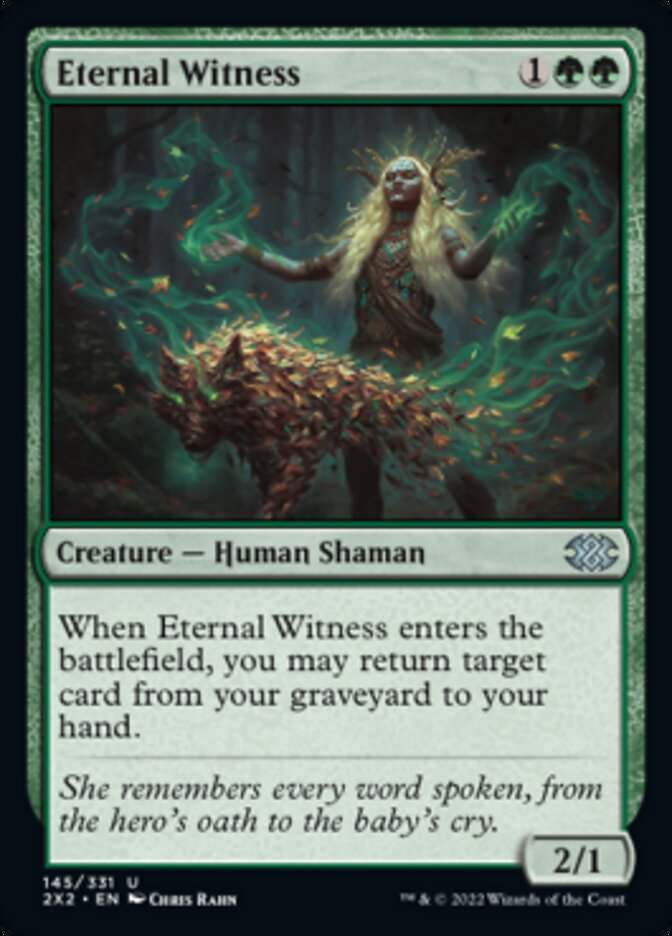 Eternal Witness [Double Masters 2022] | PLUS EV GAMES 