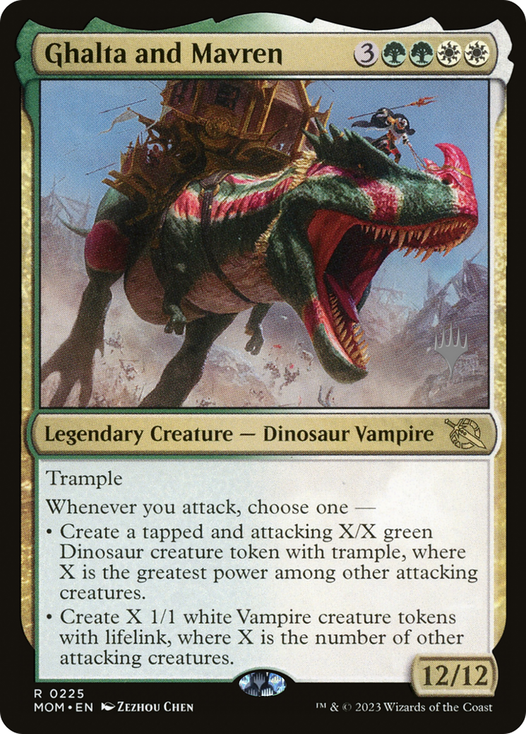 Ghalta and Mavren (Promo Pack) [March of the Machine Promos] | PLUS EV GAMES 