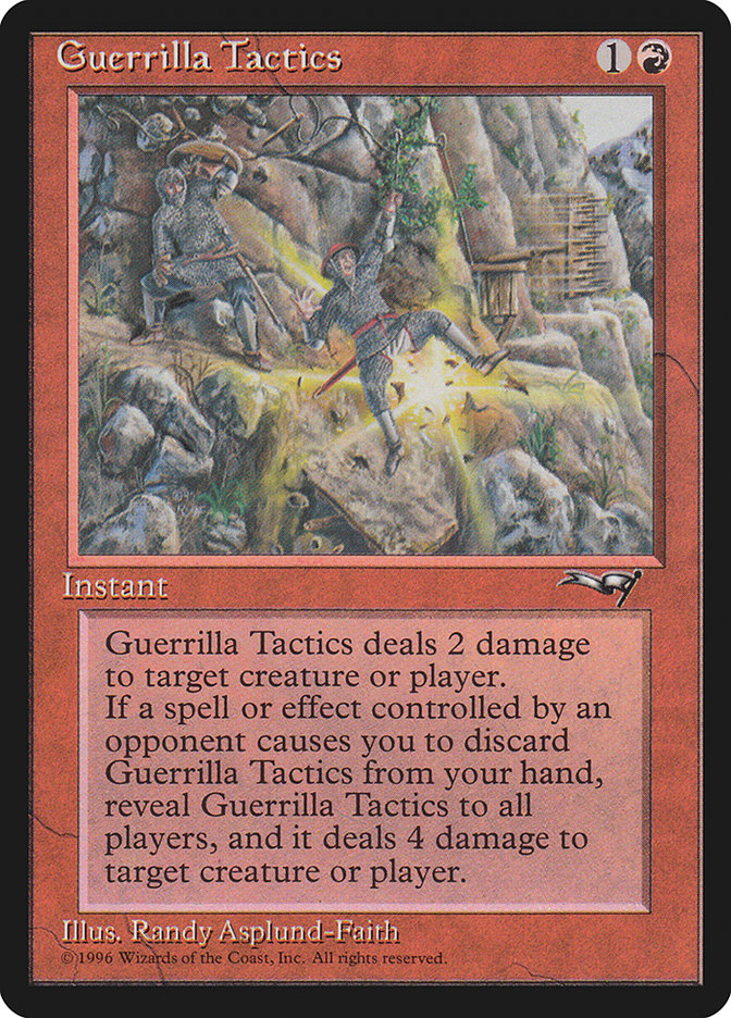 Guerrilla Tactics (Falling) [Alliances] | PLUS EV GAMES 