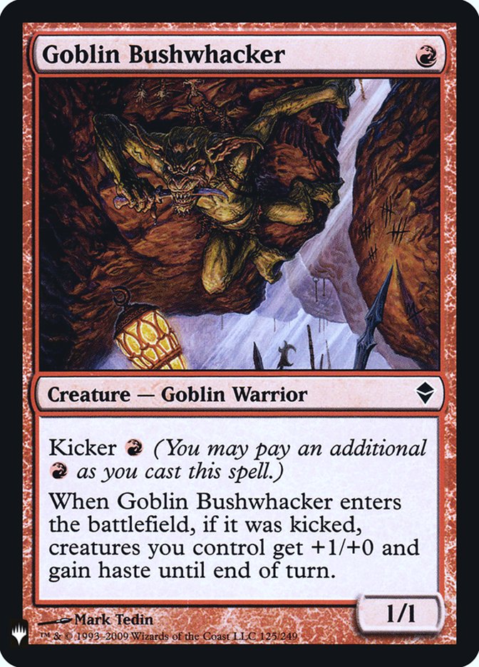 Goblin Bushwhacker [Mystery Booster] | PLUS EV GAMES 