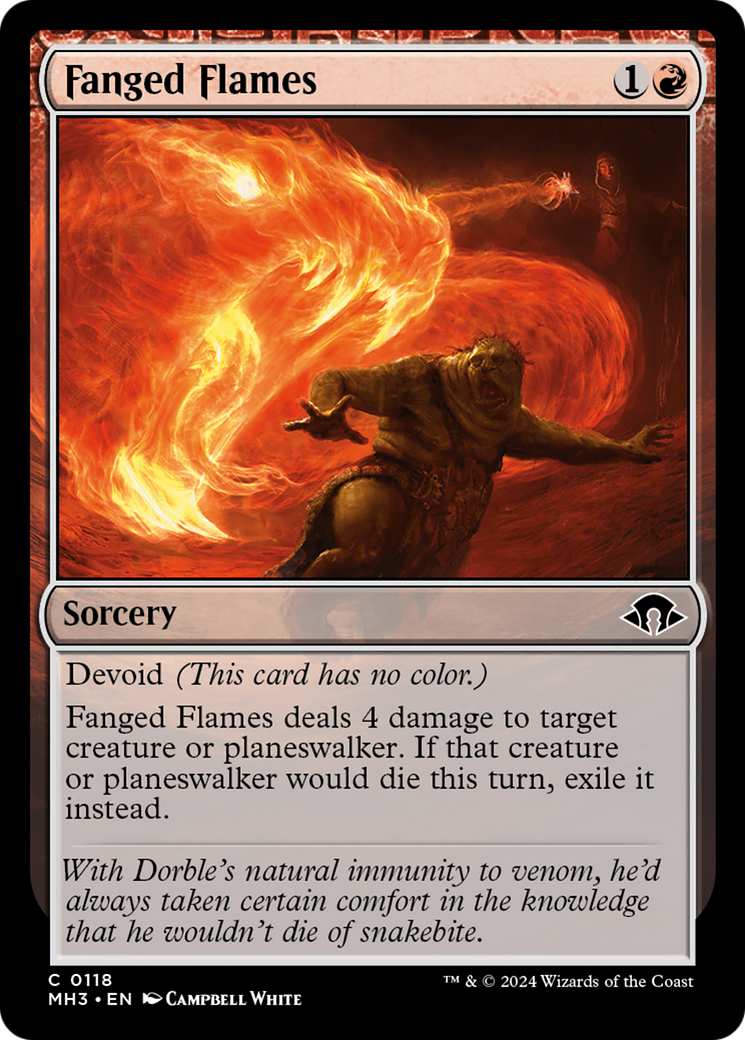 Fanged Flames [Modern Horizons 3] | PLUS EV GAMES 