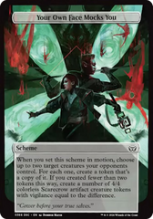 Your Own Face Mocks You (Full Art) [Duskmourn: Archenemy] | PLUS EV GAMES 